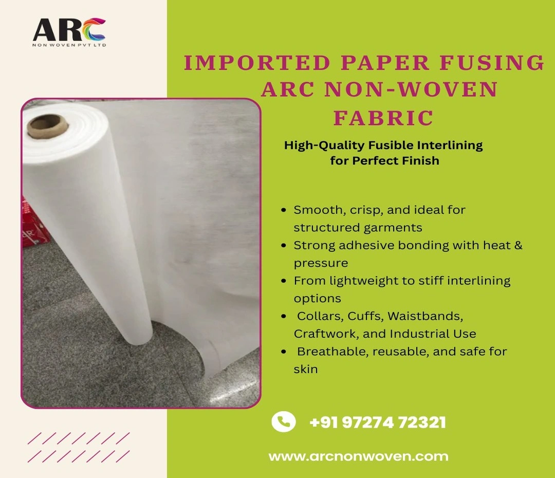 Imported paper fusing non-woven fabric for perfect garment finishing